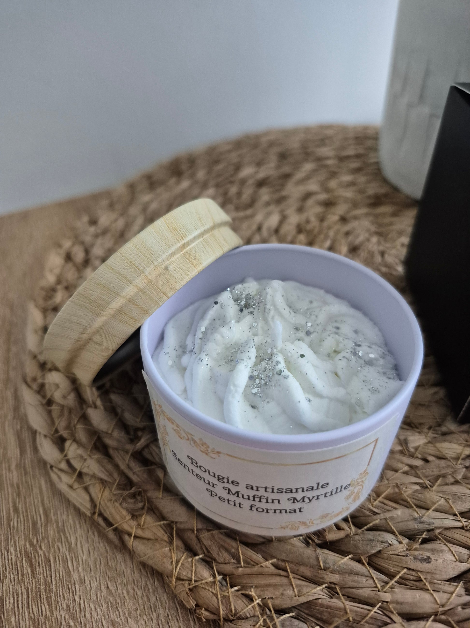 🧇 Bougie Mini format - Muffin Myrtille - NLA Creations 