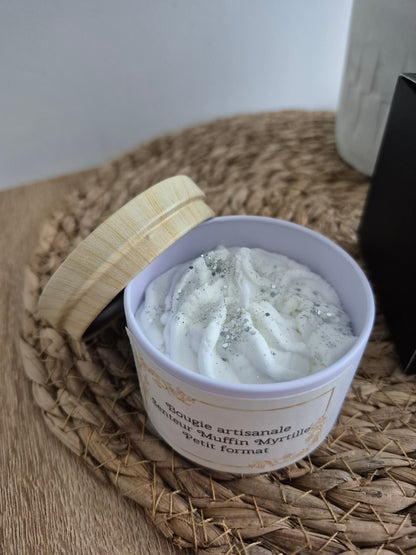 🧇 Bougie Mini format - Muffin Myrtille - NLA Creations 