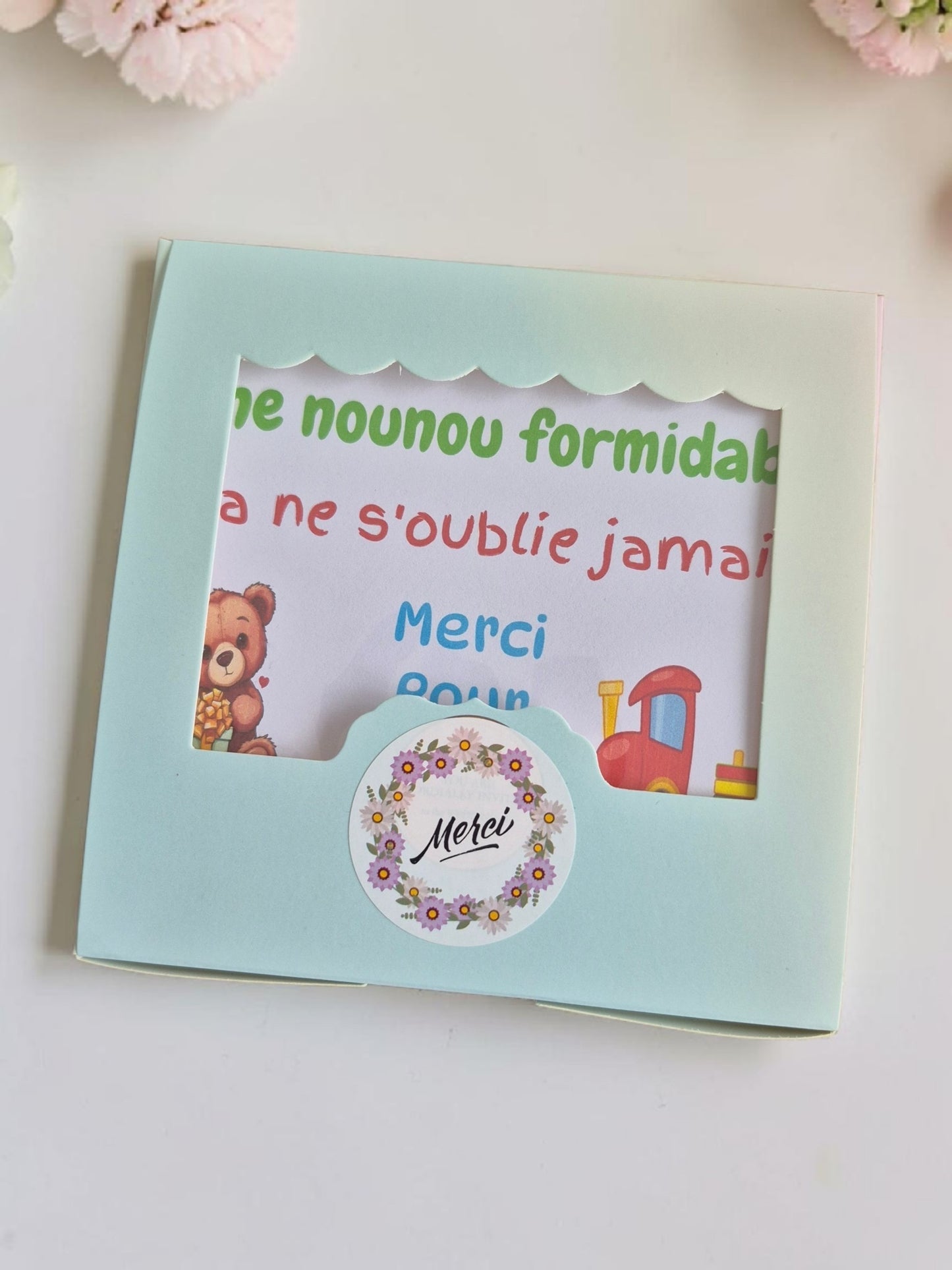 Coffret Cadeau fin d'année scolaire - Maîtresse/ Atsem / Nounou - NLA Creations 