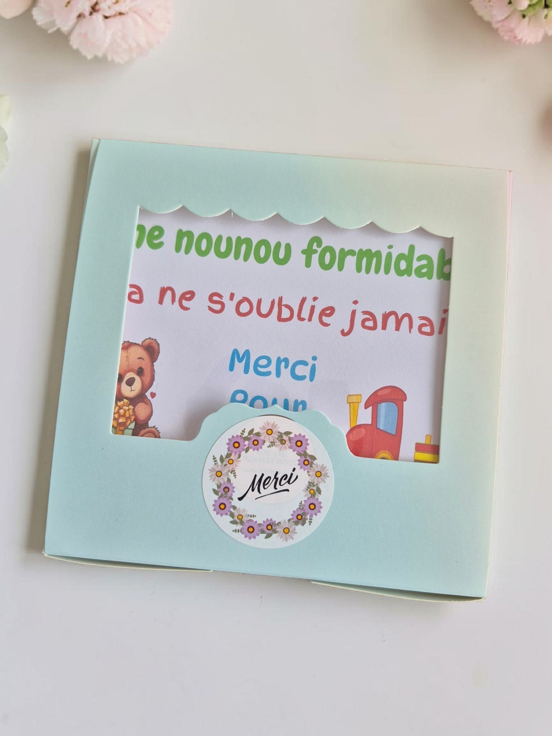 Coffret Cadeau fin d'année scolaire - Maîtresse/ Atsem / Nounou - NLA Creations 