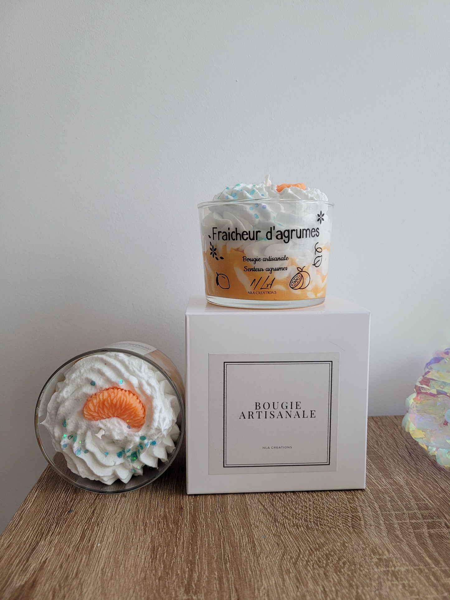 Bougie Fraîcheur d'Agrumes - NLA Creations 