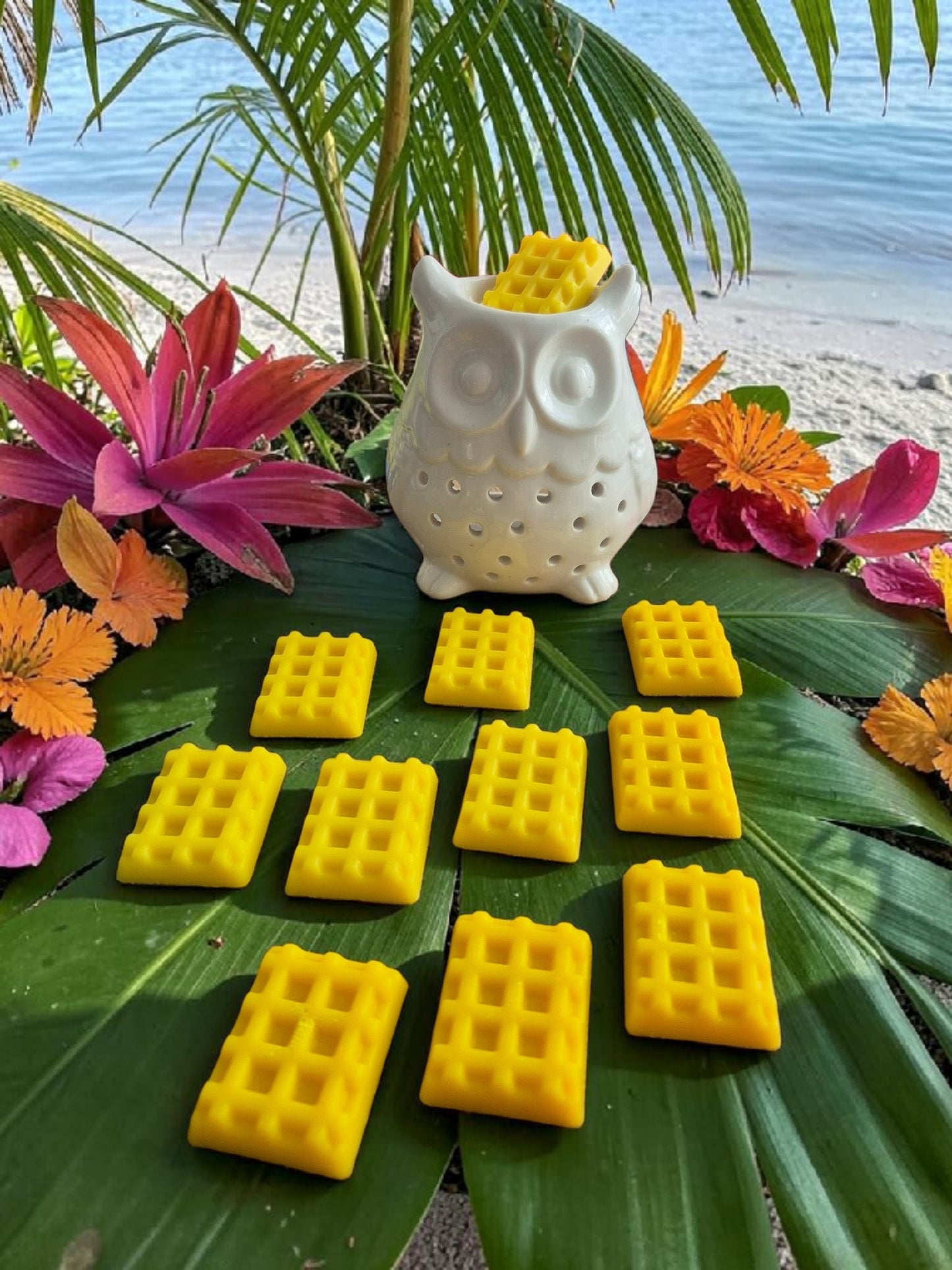Fondant parfumé Gauffre senteur Fleur de tiaré (+8.3g)