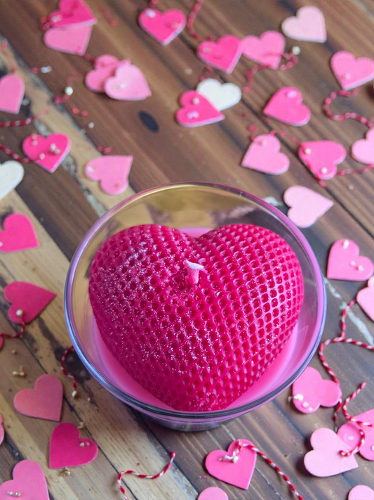 Bougie "Je t'aime" - Senteur potion d'amour