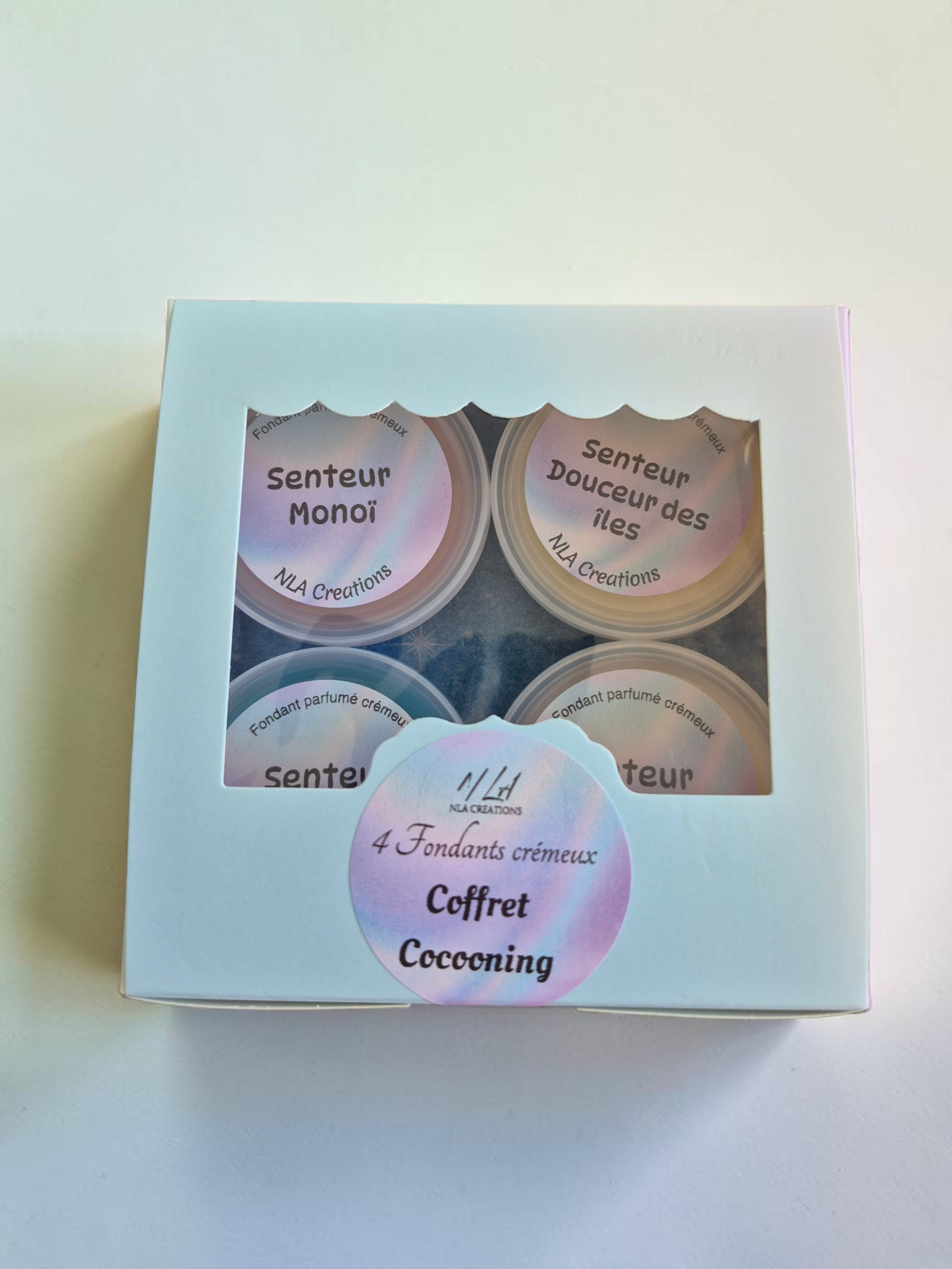 Coffret fondants crémeux parfumés - 4 parfums - NLA Creations 