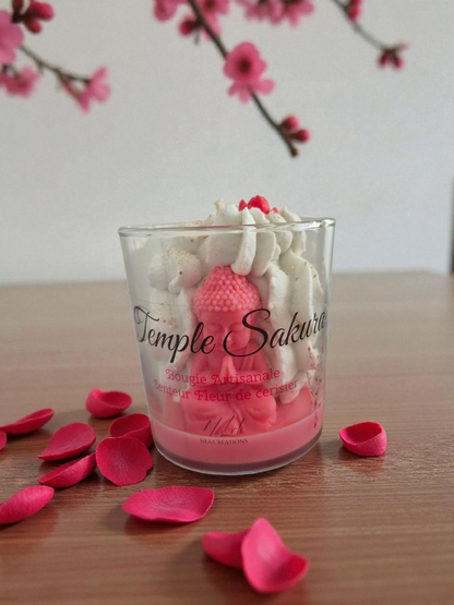 Bougie "Temple Sakura" - Fleur de Cerisier - NLA Creations 