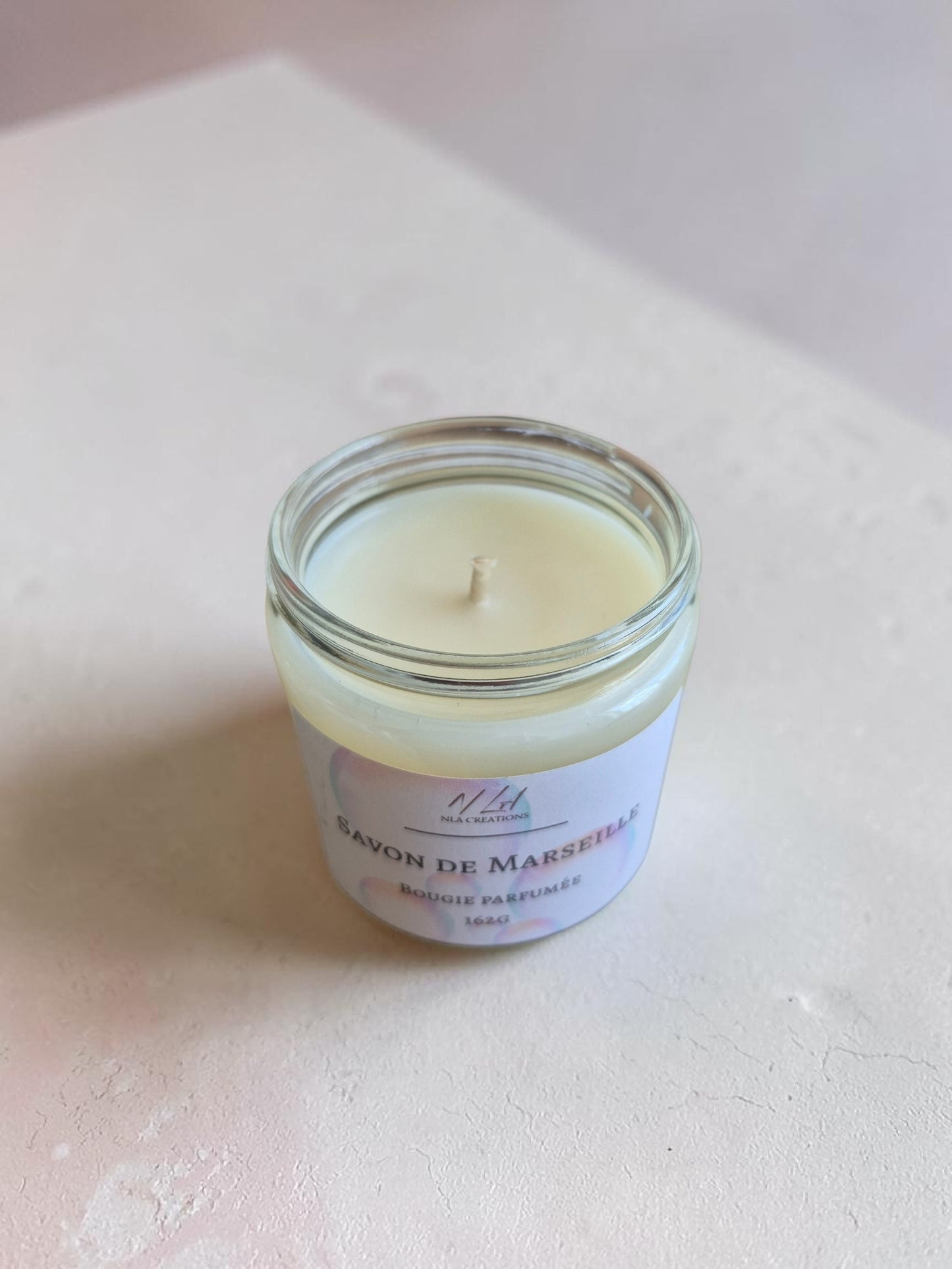 Bougie artisanale - Senteur Savon de Marseille - NLA Creations 