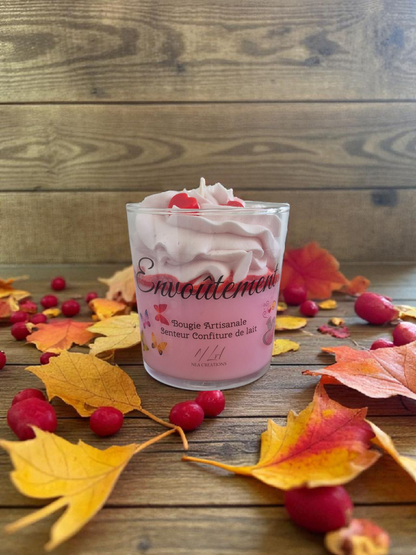 Bougie "Envoûtement" - Confiture de lait - NLA Creations 