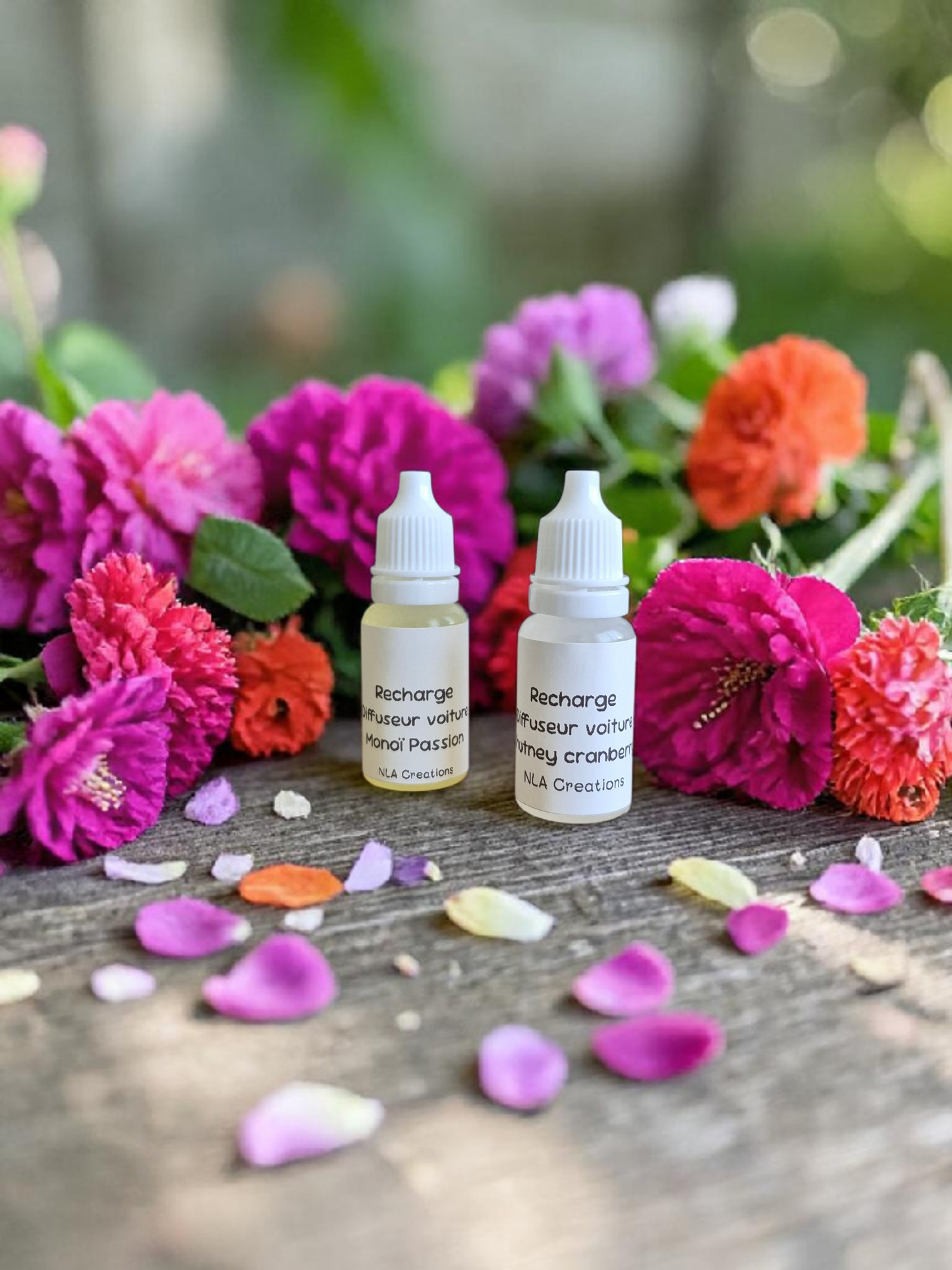 Recharge 10ml pour diffuseur voiture - Parfum au choix - NLA Creations 