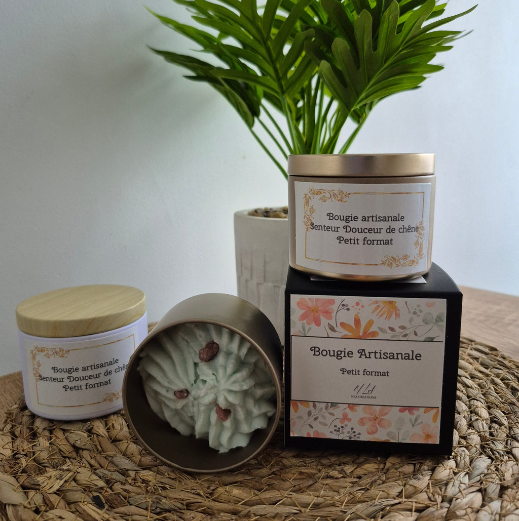 Bougie Douceur de chêne - Petit format - NLA Creations 