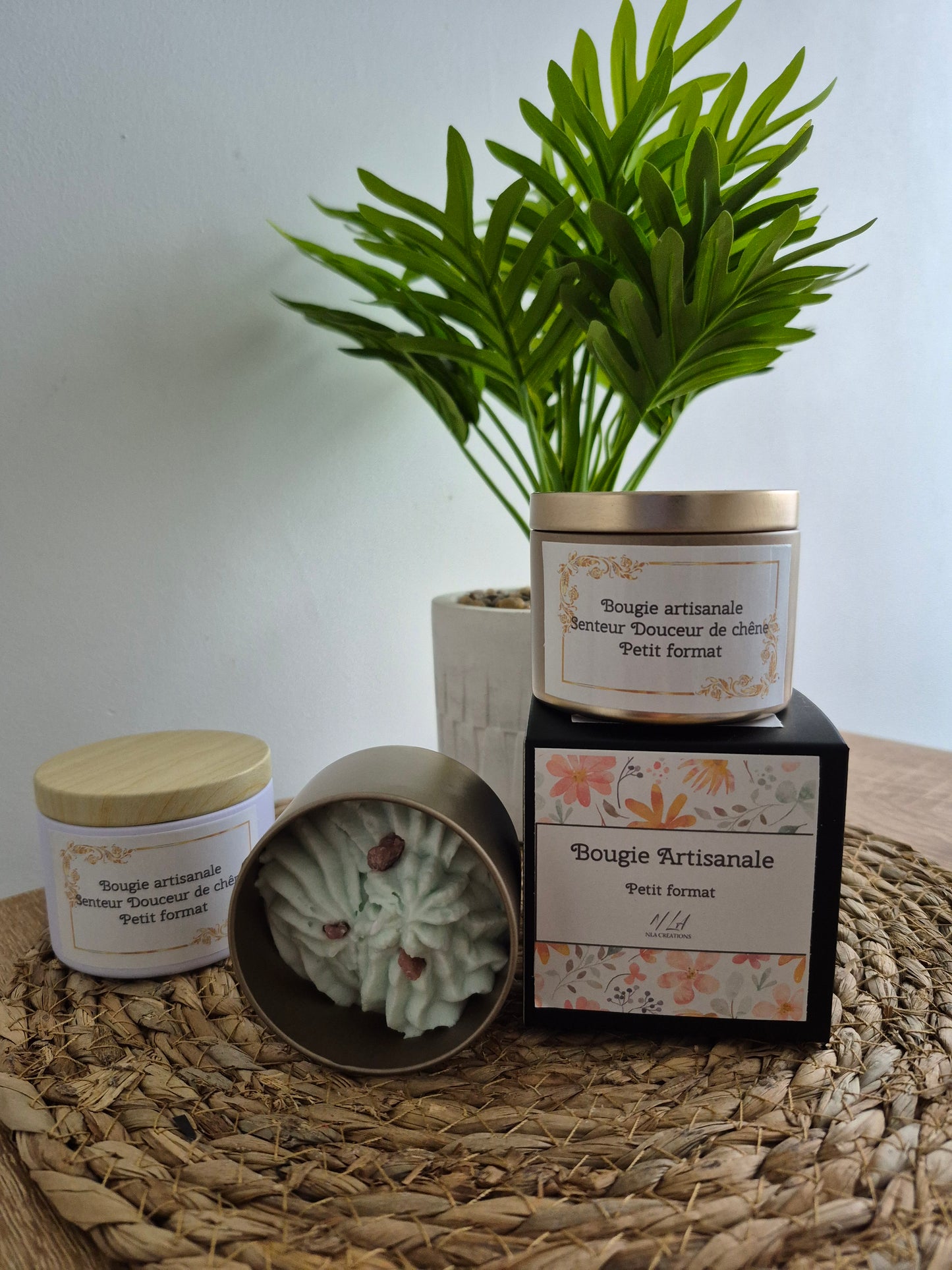 Bougie Douceur de chêne - Petit format - NLA Creations 