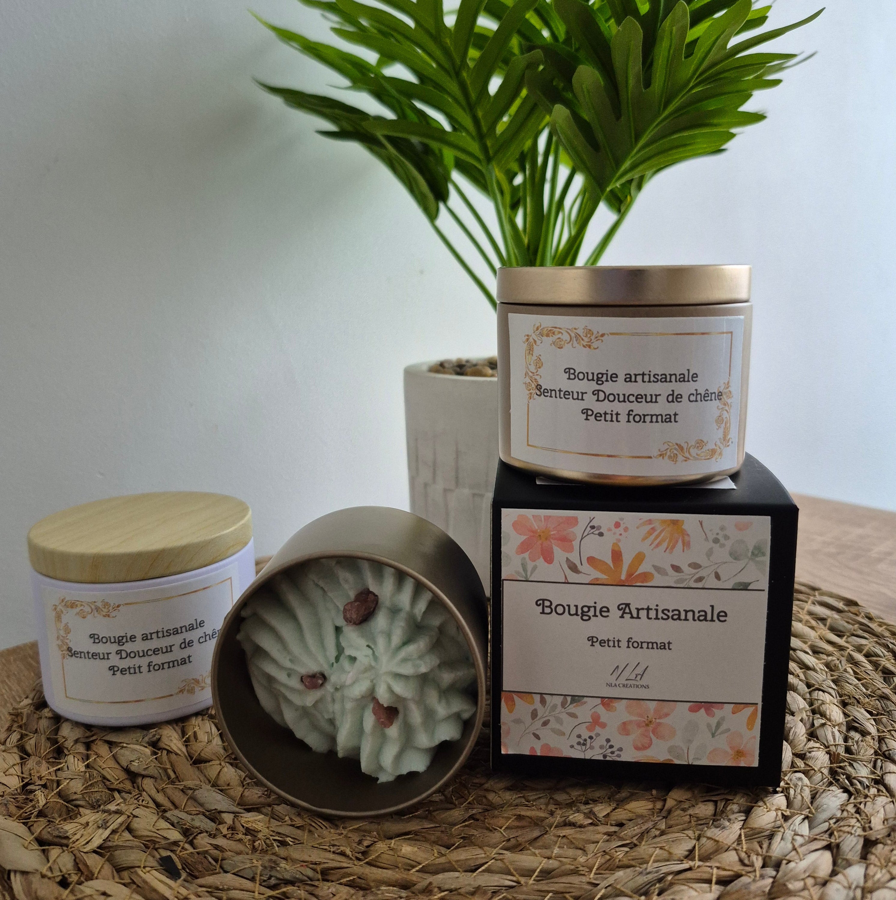 Bougie Douceur de chêne - Petit format - NLA Creations 