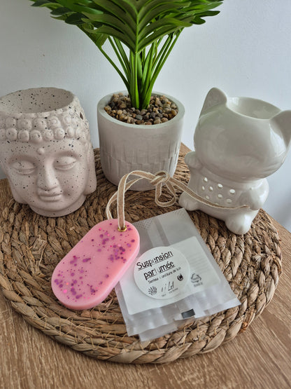 Suspension parfumée artisanale ovale - Senteur au choix ✨️ - NLA Creations 