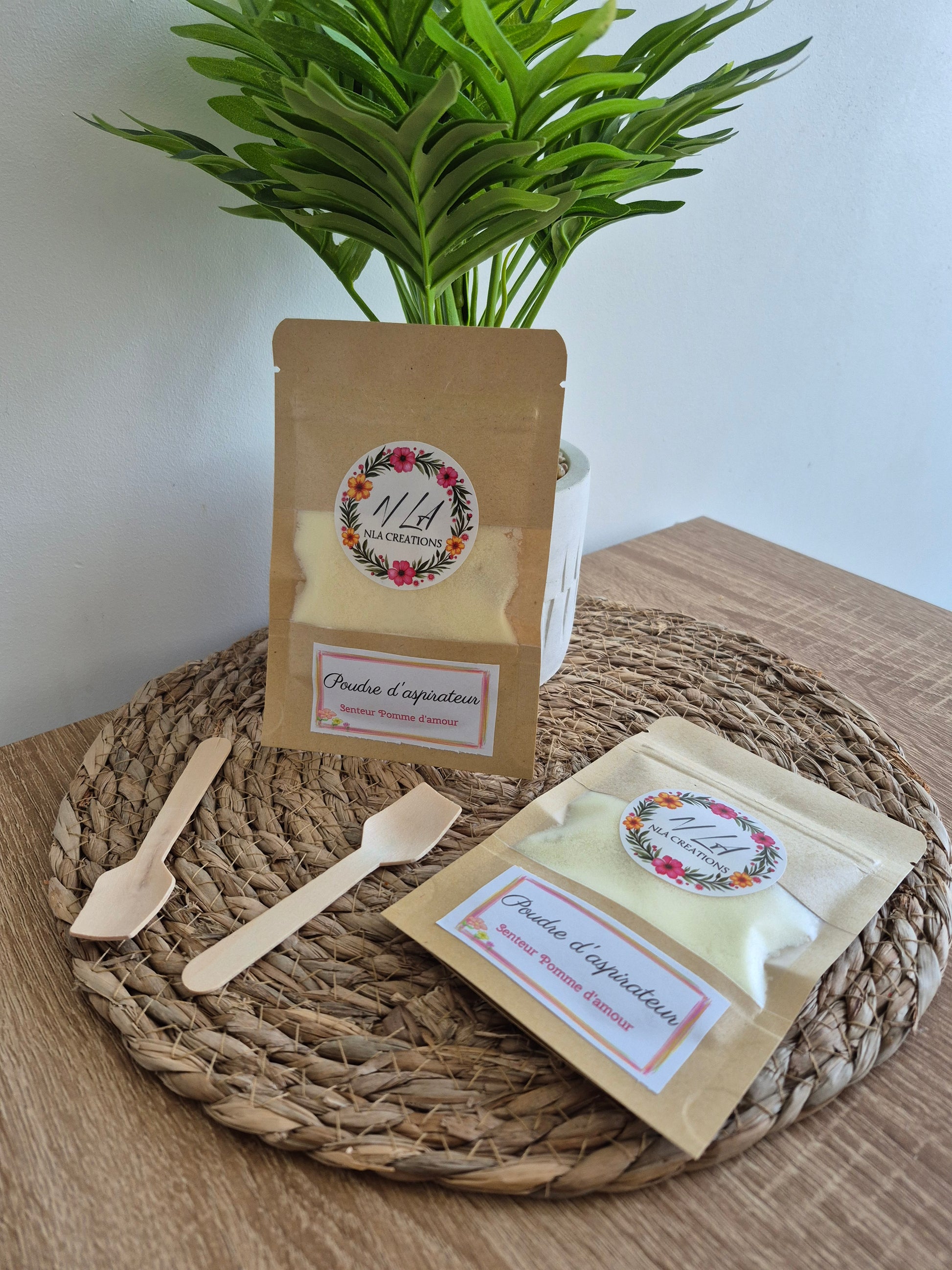 Poudre d'aspirateur - Senteur Pomme d'amour 50g - NLA Creations 