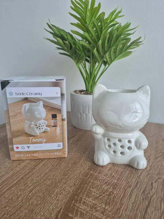 Brûle-parfum Chat - NLA Creations 
