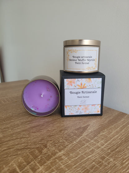 🧇 Bougie Mini format - Muffin Myrtille - NLA Creations 