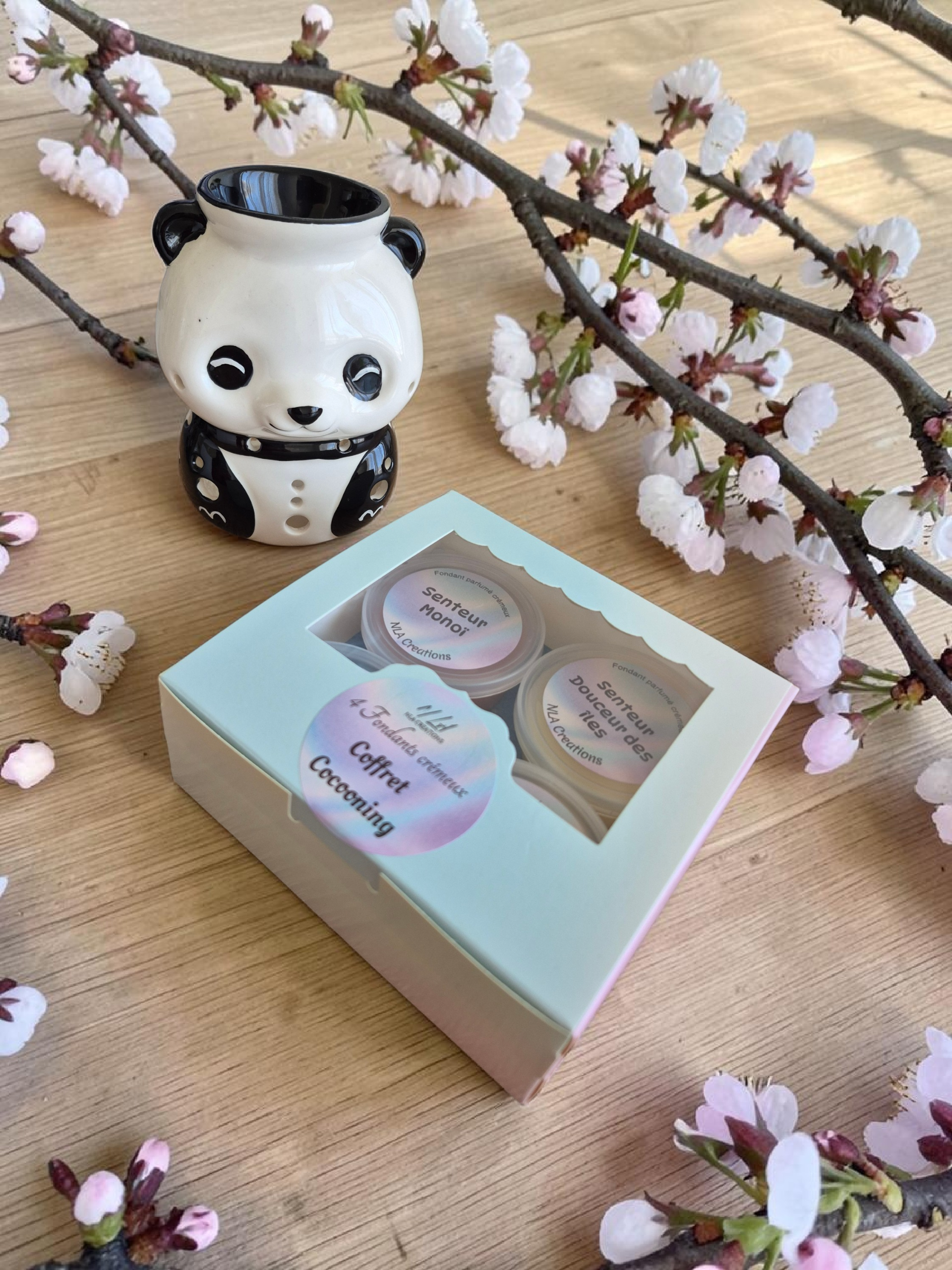 Coffret fondants crémeux parfumés - 4 parfums - NLA Creations 