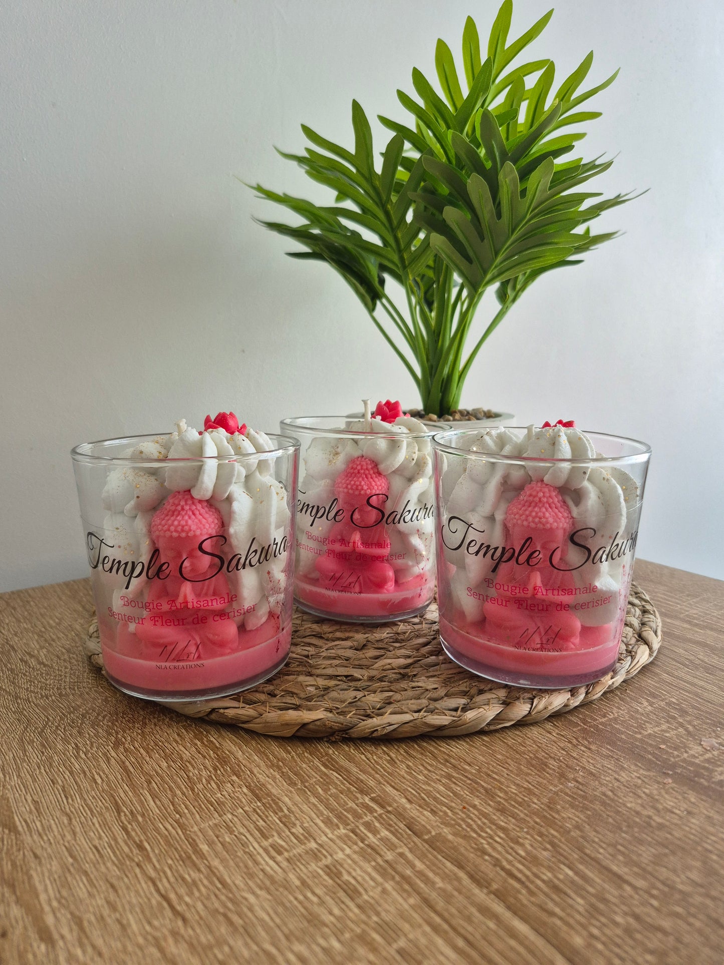 Bougie "Temple Sakura" - Fleur de Cerisier - NLA Creations 