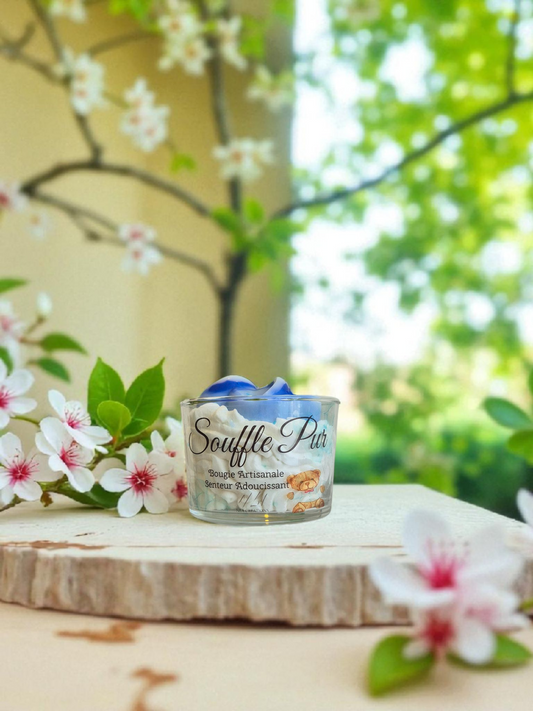 Bougie artisanale - Souffle pur - Senteur Adoucissant - NLA Creations 