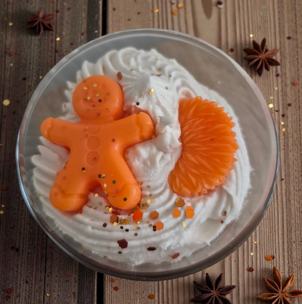 Bougie "Marché de Noël" senteur Orange épicée - NLA Creations 