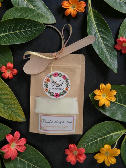 Poudre d'aspirateur - 50g - Parfum au choix