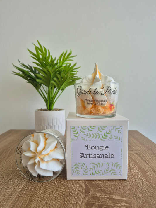 Bougie artisanale "Garde la pêche" - NLA Creations 