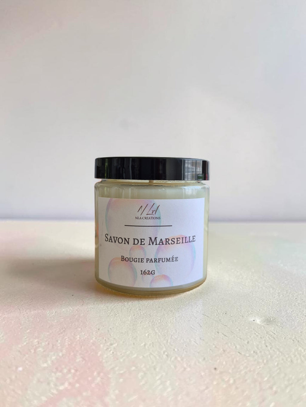Bougie artisanale - Senteur Savon de Marseille - NLA Creations 