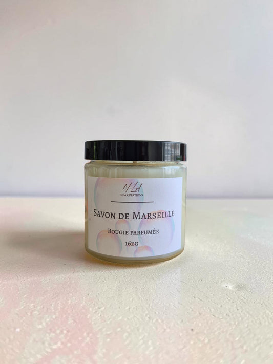 Bougie artisanale - Senteur Savon de Marseille - NLA Creations 