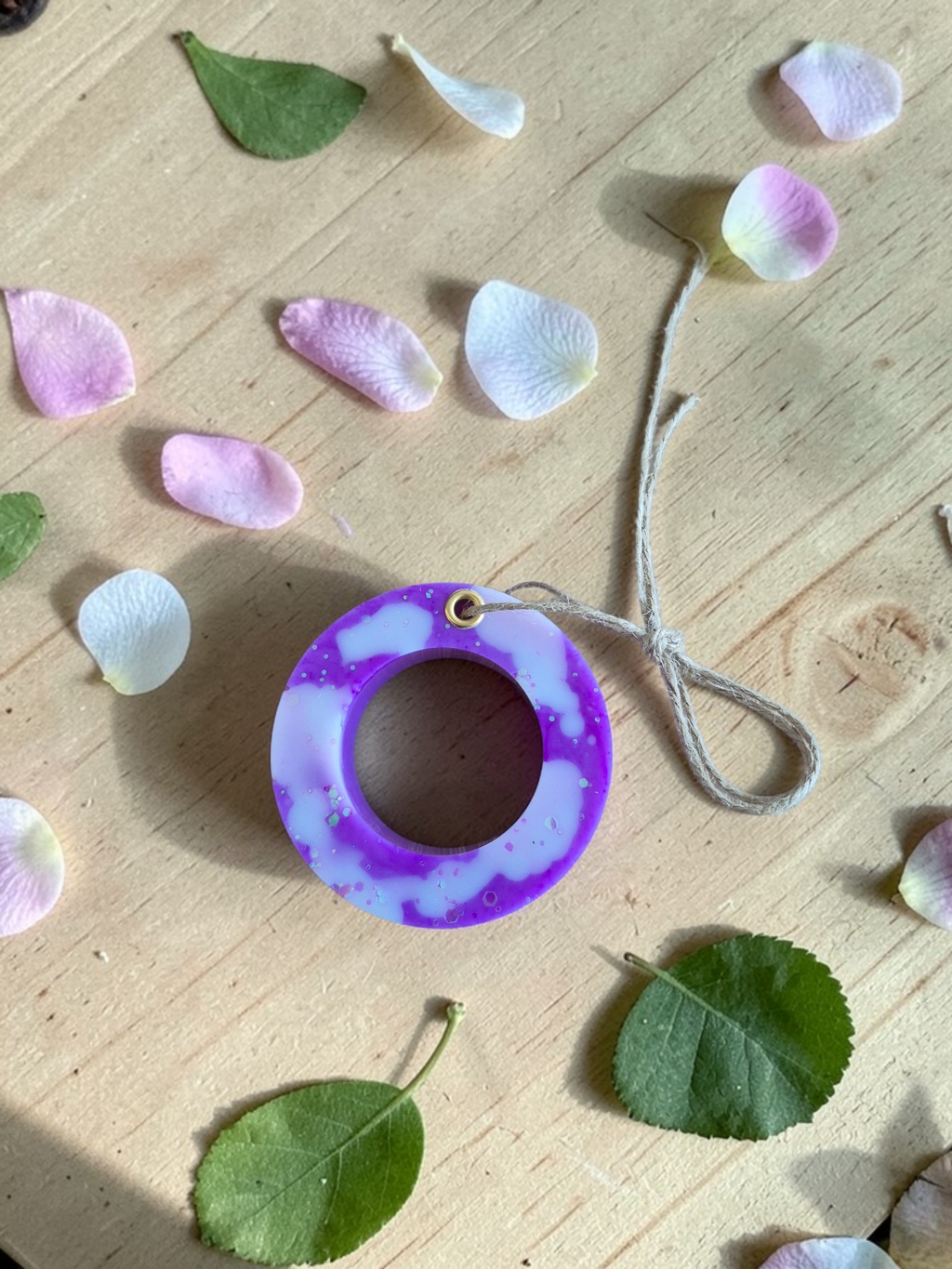 Suspension parfumée artisanale Anneau 45g - Senteur au choix ✨️ - NLA Creations 