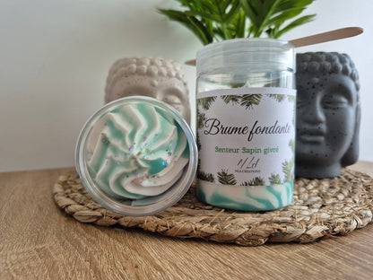 Fondant cremeux chantilly - Sapin givré - 2 formats - NLA Creations 