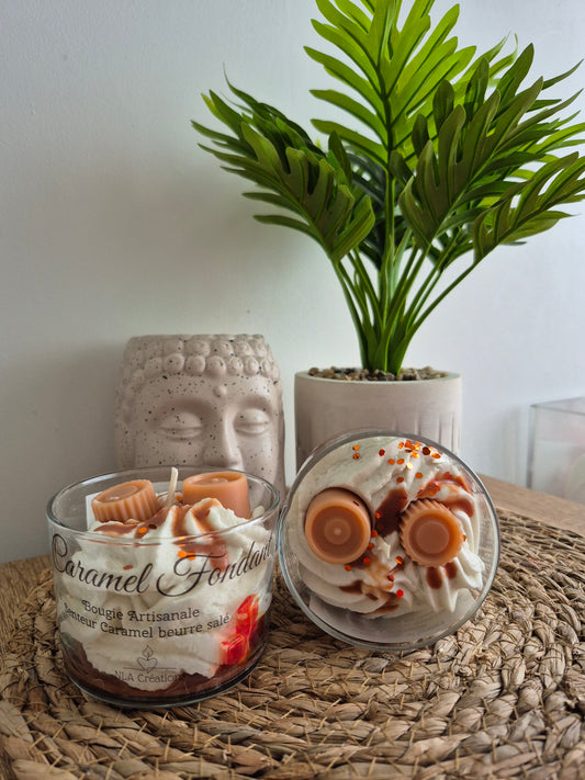 Bougie Caramel fondant - Senteur Caramel beurre salé