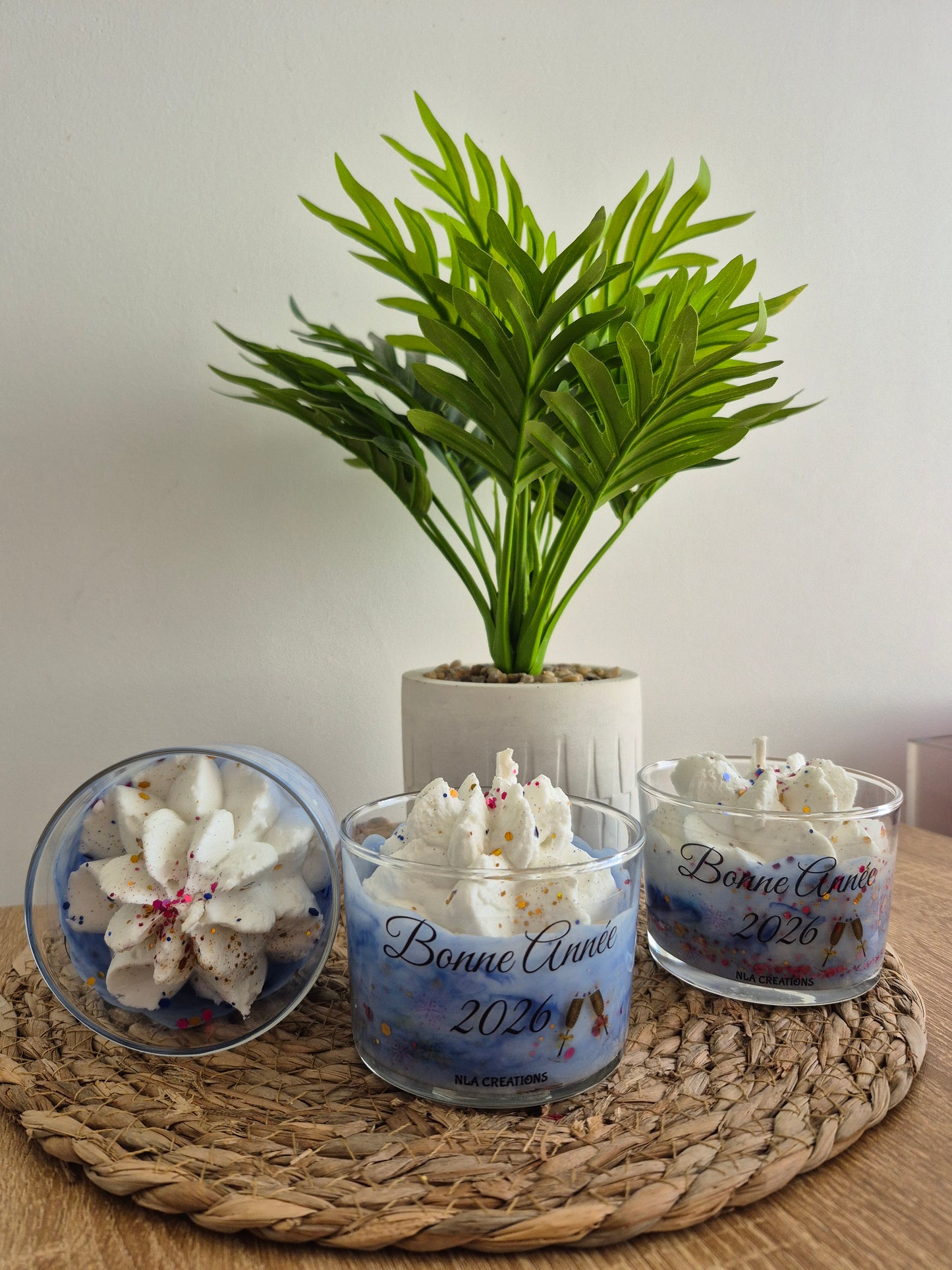 Bougie Bonne année senteur ... Bonne année !