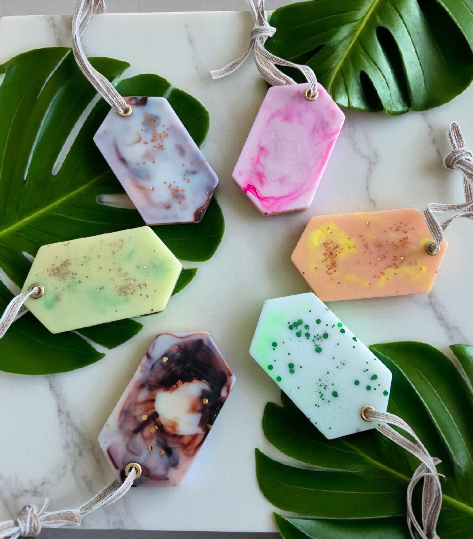 Suspension parfumée artisanale Géométrique - Senteur au choix ✨️ - NLA Creations 