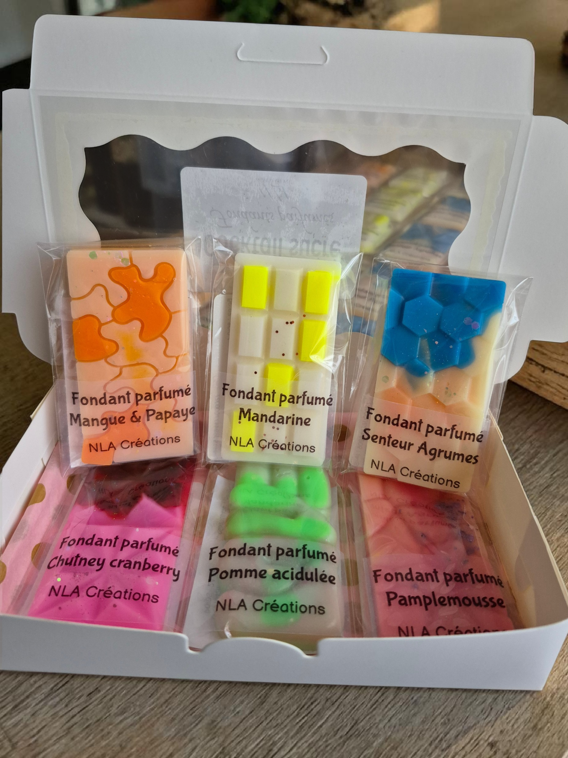 Coffret fondants parfumés -  Cocktail sucré - NLA Creations 