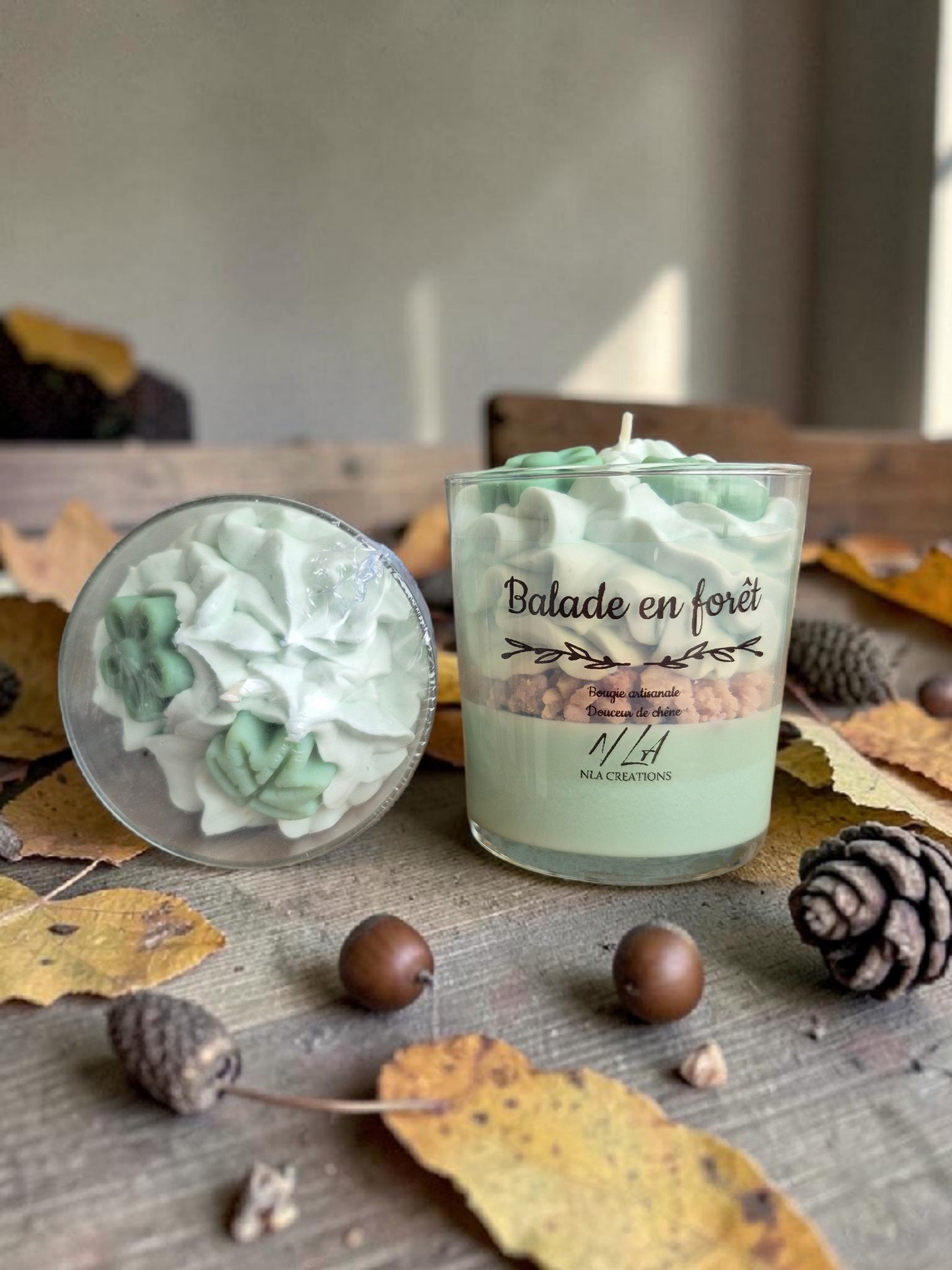 Bougie "Balade en forêt" v1 - Douceur de chêne - NLA Creations 