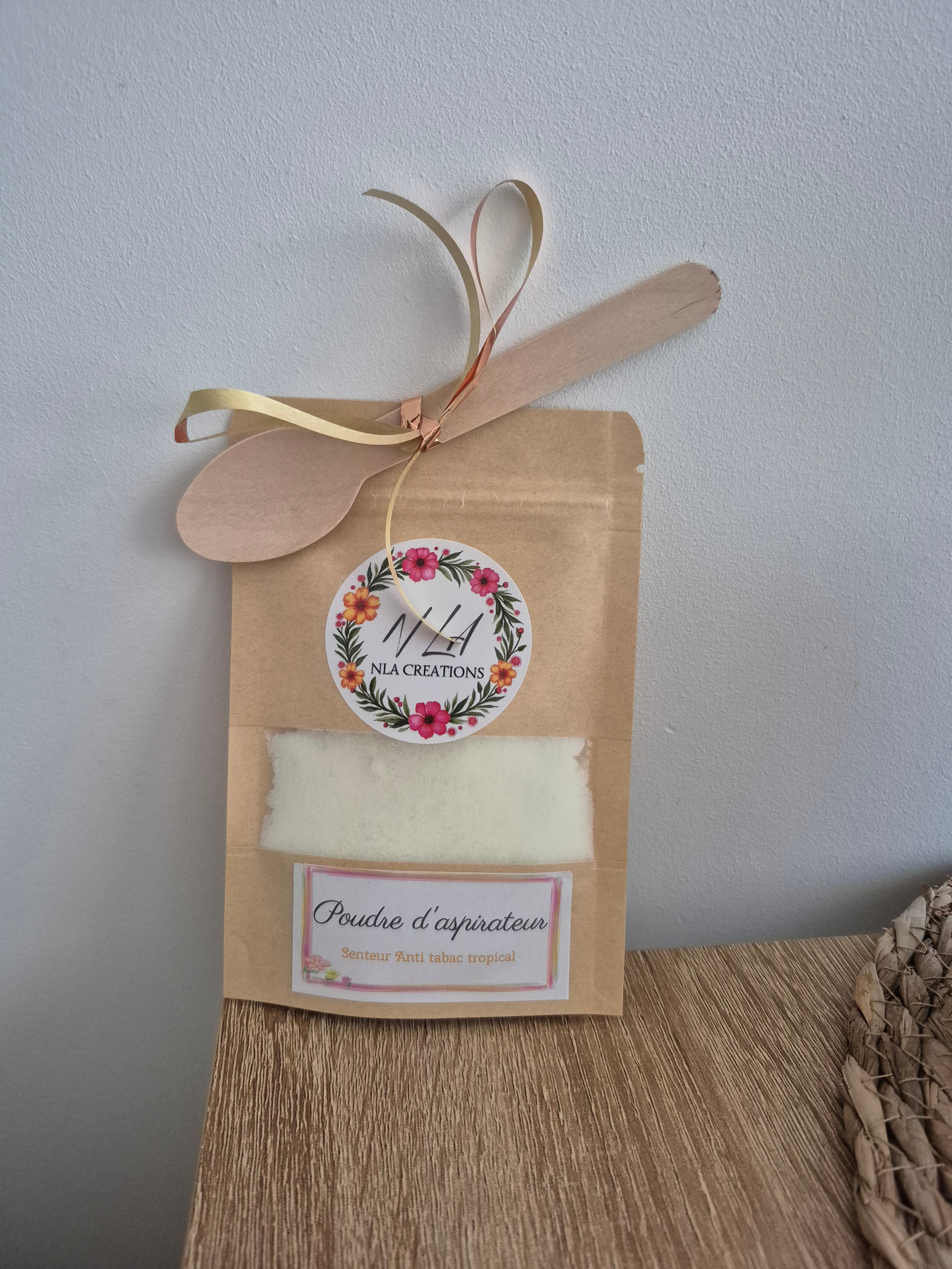 Poudre d'aspirateur anti tabac tropical