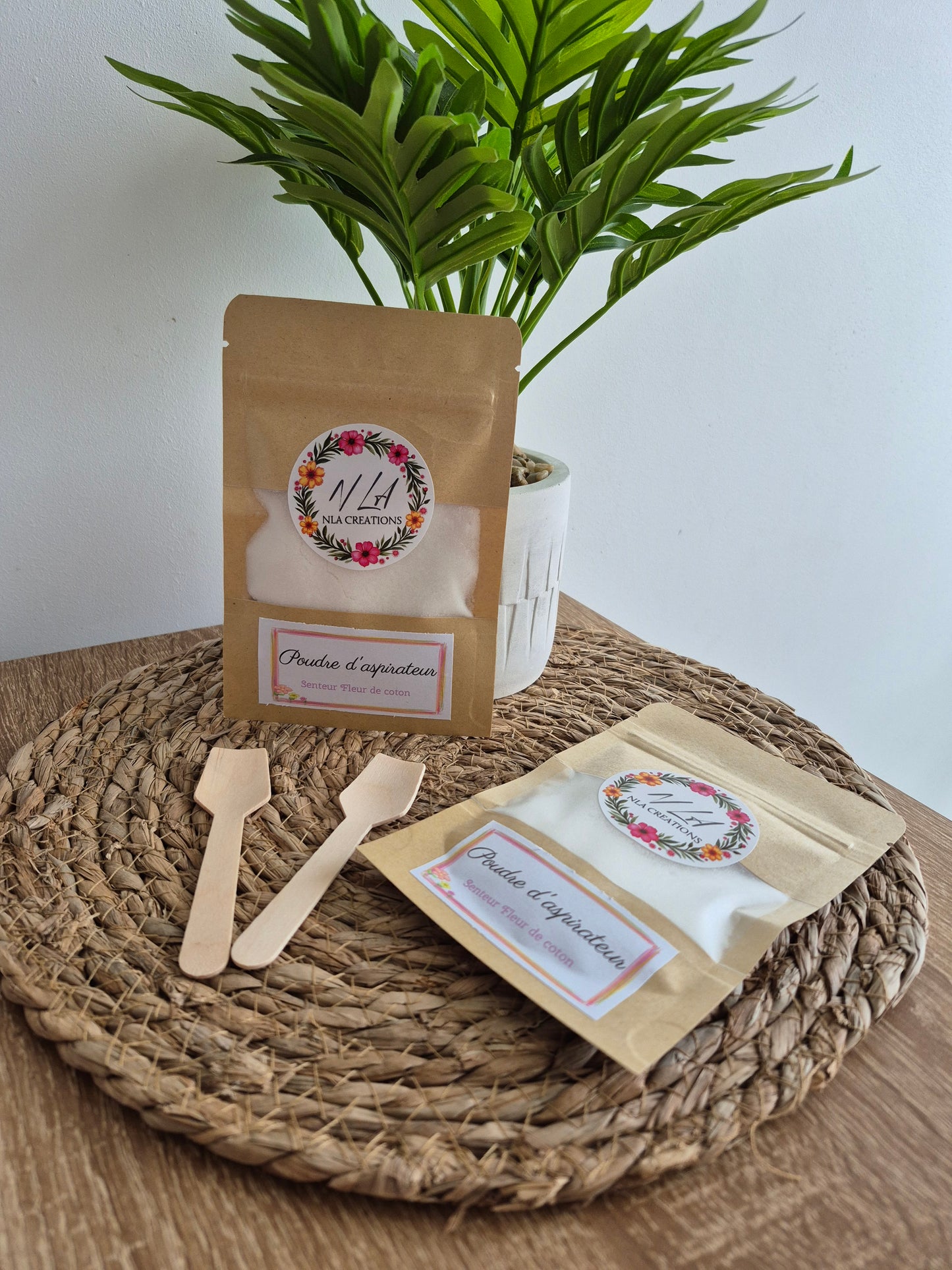 Poudre d'aspirateur - Senteur Fleur de coton 50g