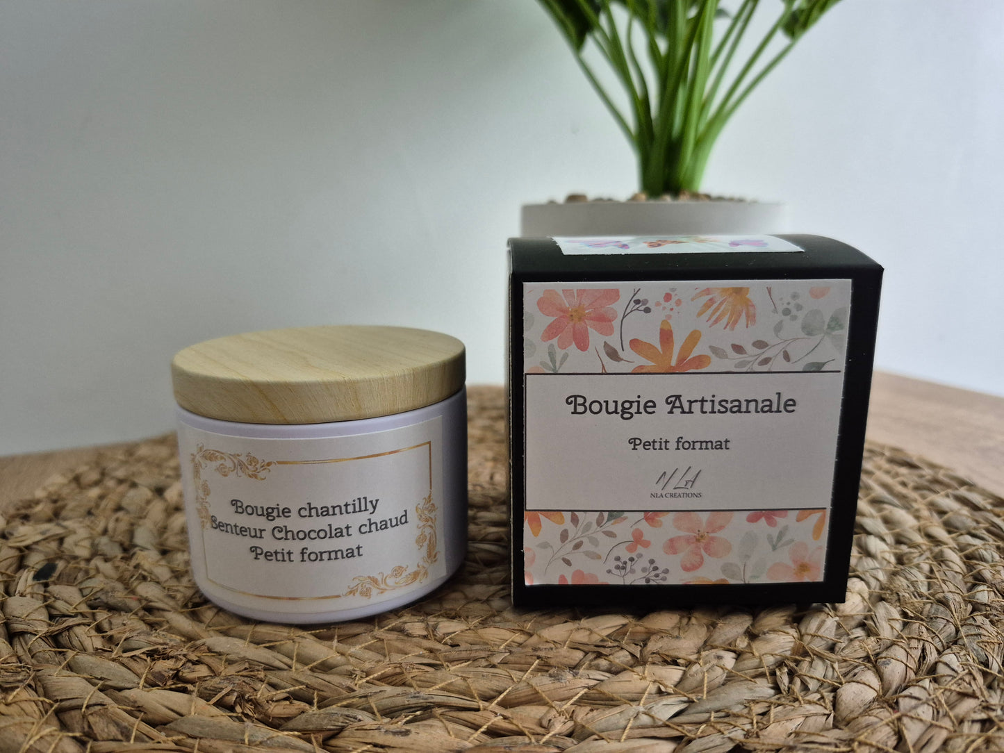 Bougie petit format - Senteur Chocolat - NLA Creations 