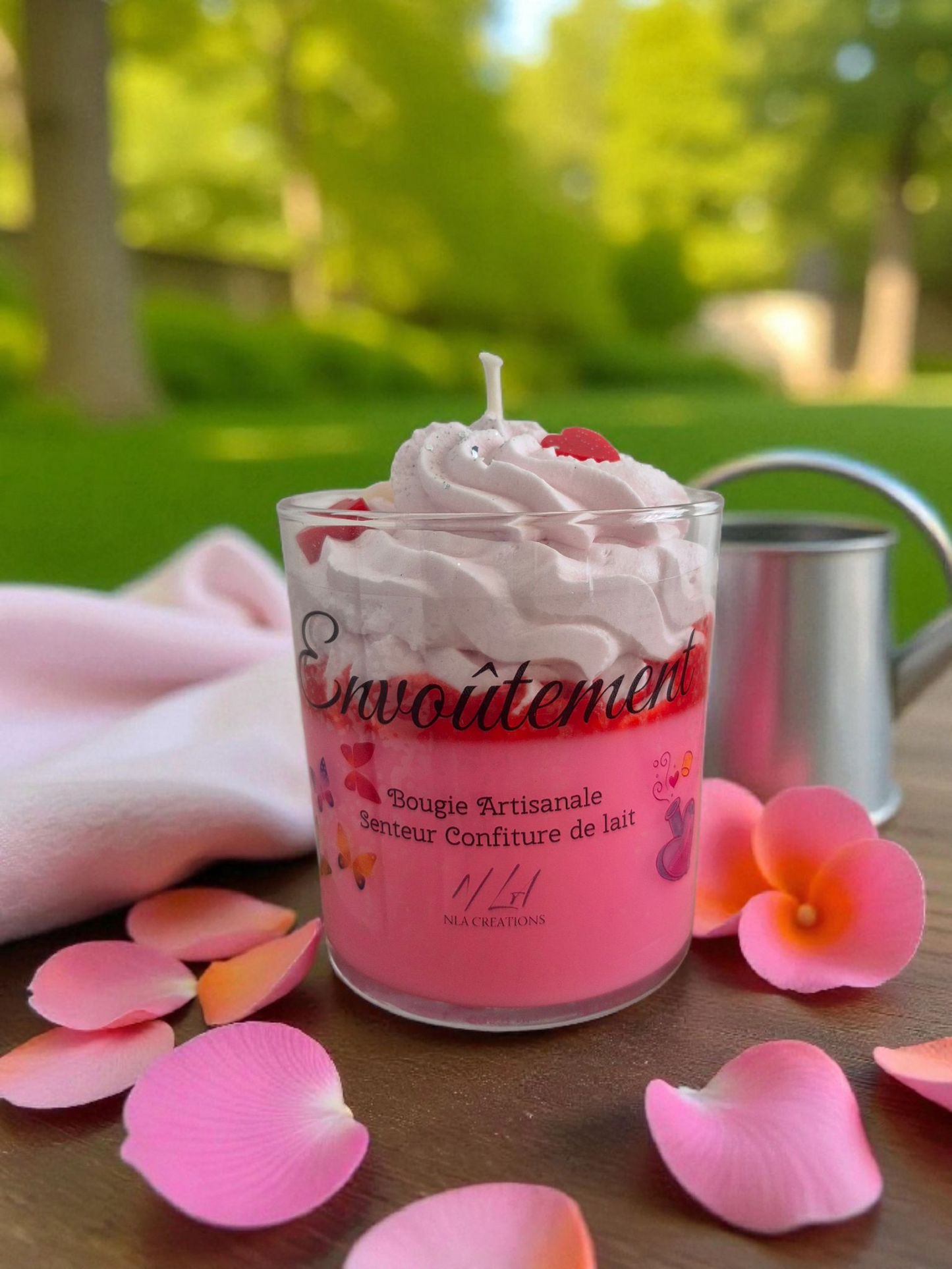 Bougie "Envoûtement" - Confiture de lait - NLA Creations 