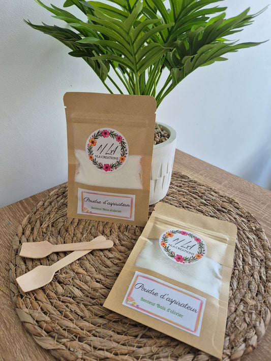 Poudre d'aspirateur - Senteur Bois d'olivier 50g - NLA Creations 
