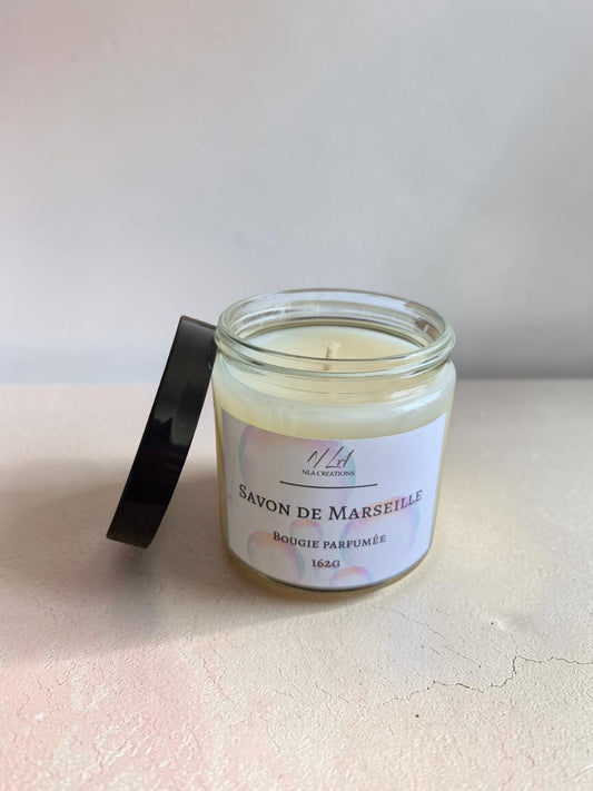 Bougie artisanale - Senteur Savon de Marseille - NLA Creations 