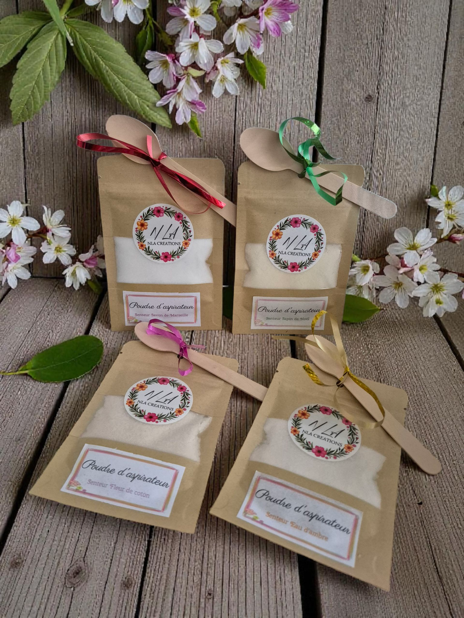 Poudre d'aspirateur parfum au choix