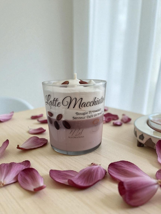 Bougie artisanale - Latte Macchiato - Café - NLA Creations 