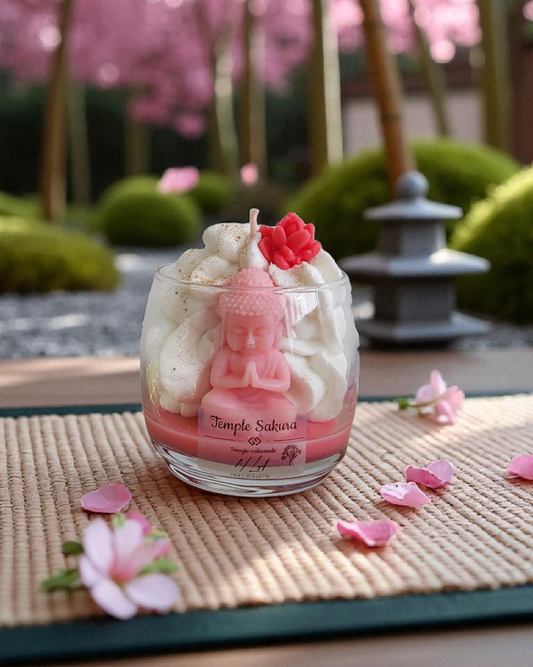 Bougie "Temple Sakura" - Fleur de Cerisier - NLA Creations 