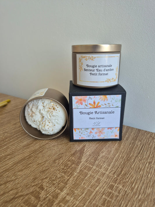 Bougie petit format - Eau d'ambre - NLA Creations 
