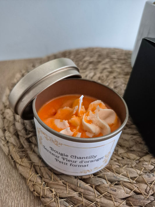 Bougie Petit format - Fleur d'oranger - NLA Creations 
