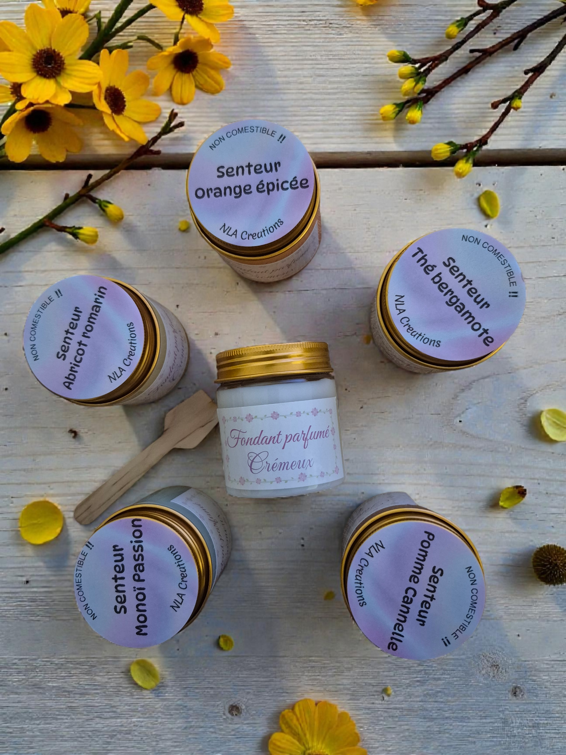 Fondant crémeux 80g - Parfum au choix - NLA Creations 