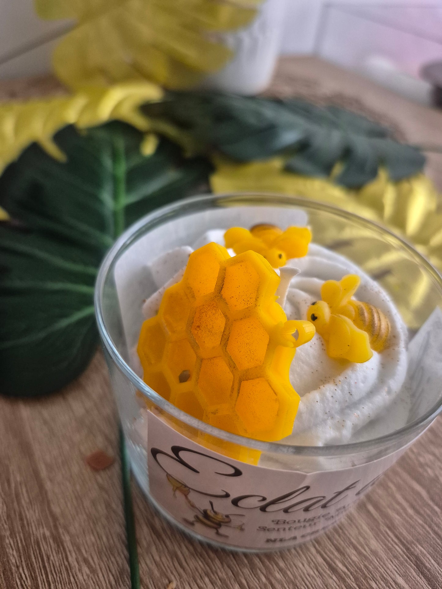 Bougie Éclat de miel - Senteur Miel avoine