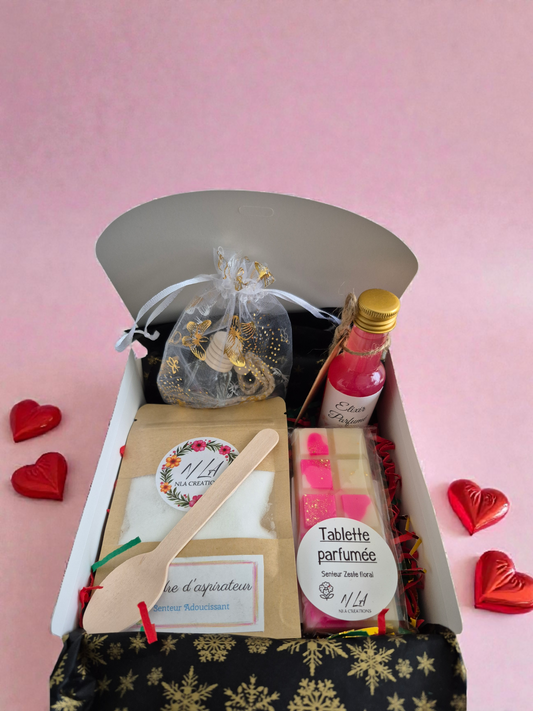 Coffret Découverte – Élixirs, fondants, poudre d'aspirateur et Diffuseur