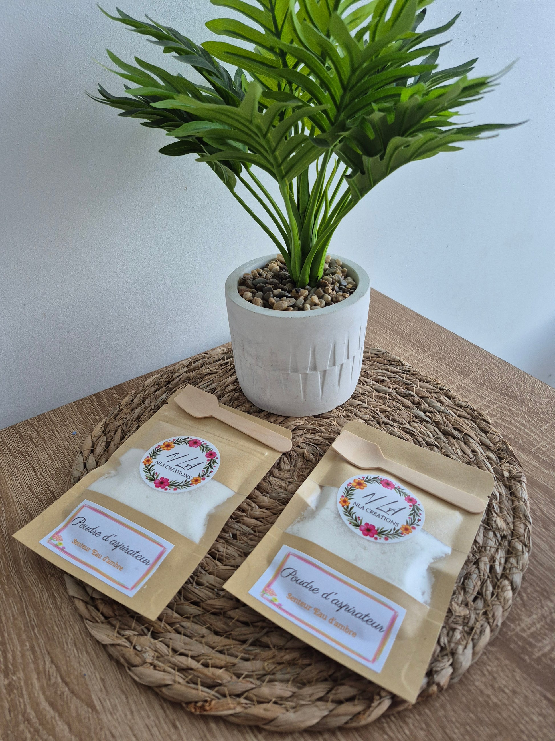 Poudre d'aspirateur - Senteur Eau d’Ambre 50g - NLA Creations 