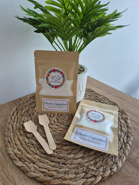 Poudre d'aspirateur - Senteur Eau d’Ambre 50g - NLA Creations 